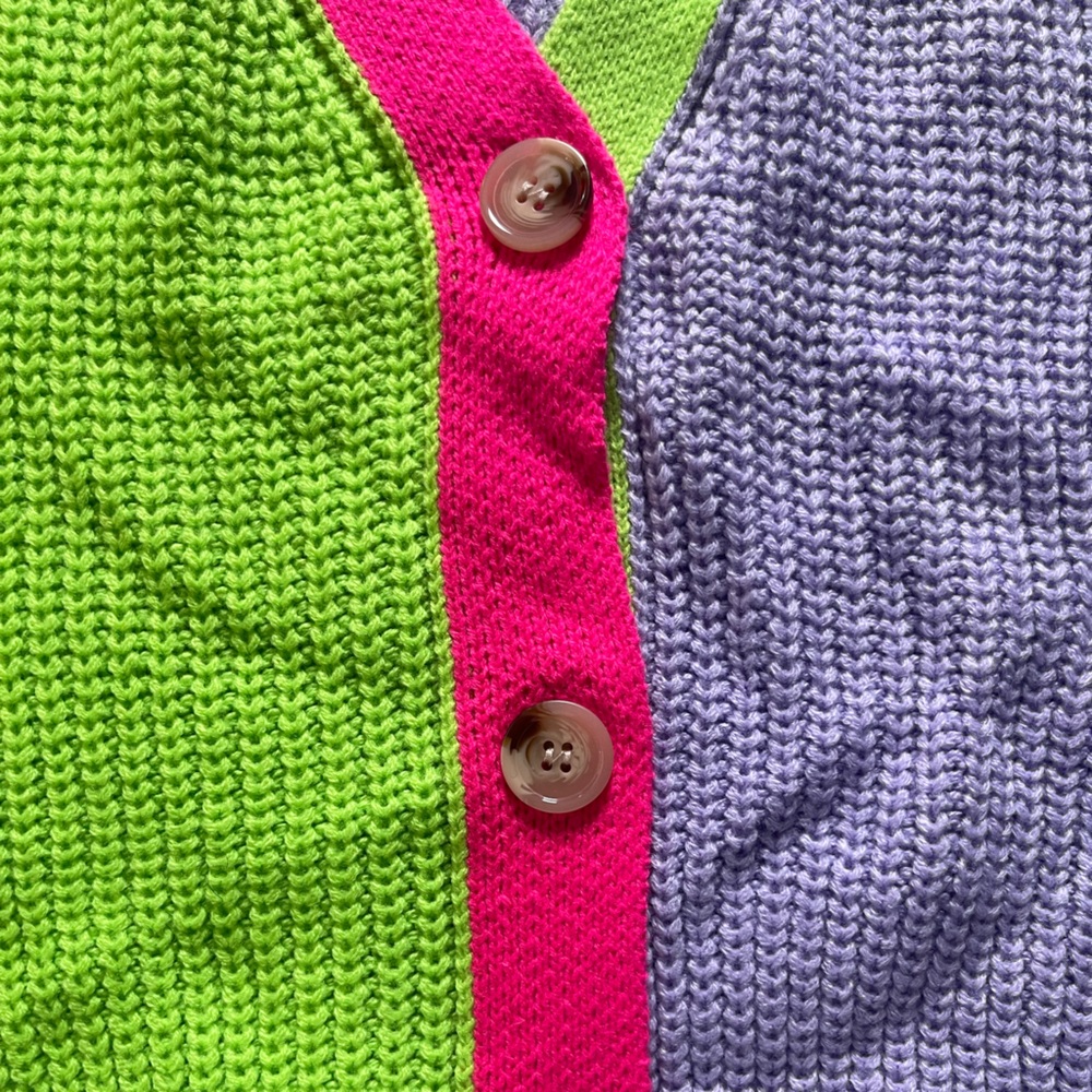 Colorful Knit Cardigan - Picture 3 of 5